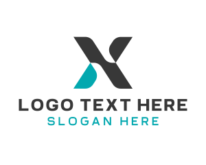 Network - Tech Startup Letter X logo design