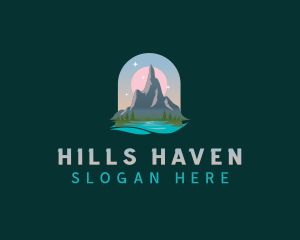 Mountain Peak Adventure logo design