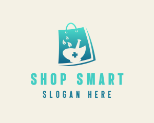Shopping - Eco Wellness Shopping logo design