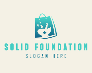 Mortar - Eco Wellness Shopping logo design