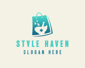 Eco Wellness Shopping  logo design