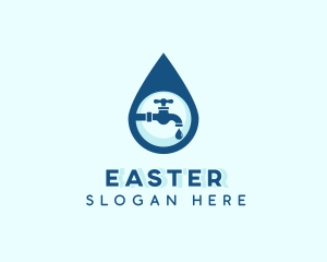 Water Droplet Faucet Logo