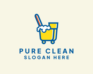 Janitorial Cleaning Maintenance logo design