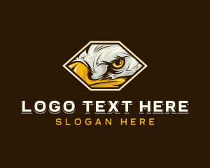 Predator - Bird Eagle Eye logo design