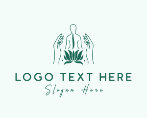Therapeutic - Natural Body Massage logo design