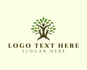 Massage - People Tree Community logo design