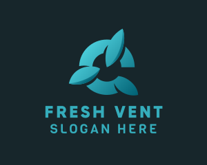 Vent - Eco Ventilator Fan logo design