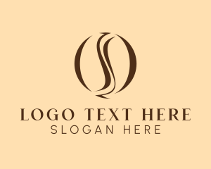 Coffee - Brown Coffee Bean logo design