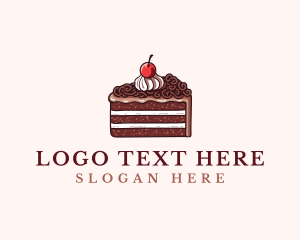 Cherry - Cake Dessert Bakery logo design