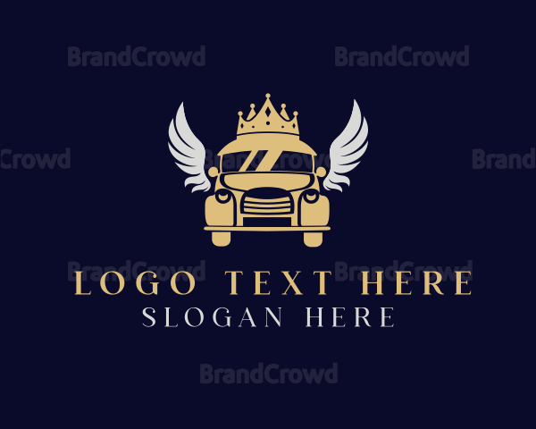 Royal Crown Car Wings Logo