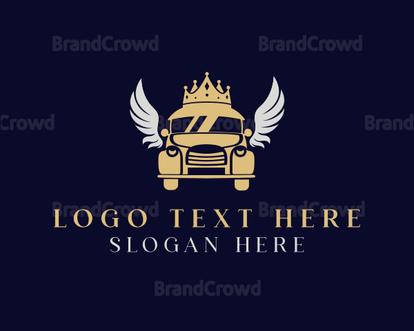 Royal Crown Car Wings Logo