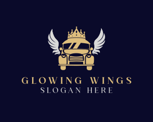 Royal Crown Car Wings logo design