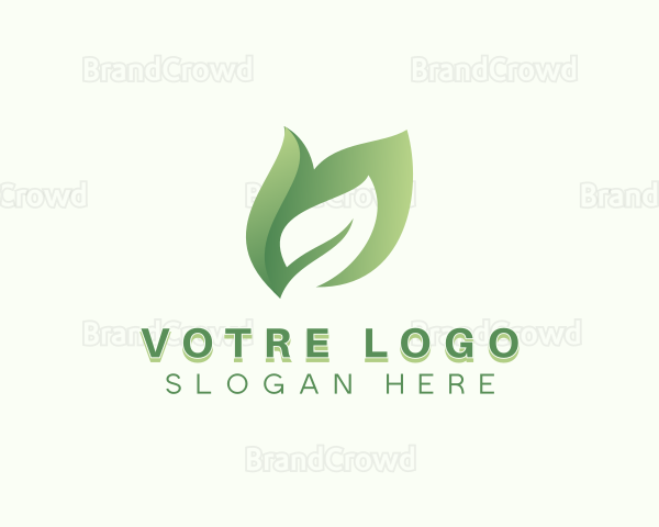 Botanical Garden Leaf Logo