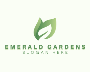 Botanical Garden Leaf logo design