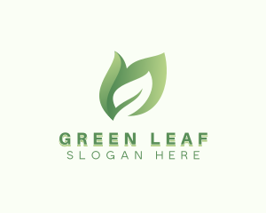 Botanical Garden Leaf logo design