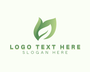 Environmental - Botanical Garden Leaf logo design