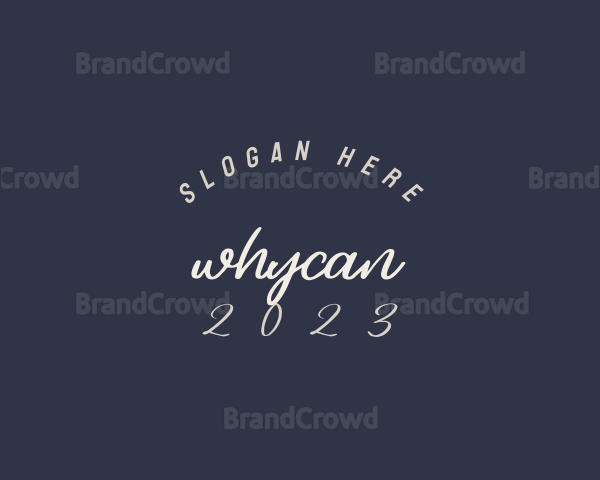 Elegant Cursive Business Logo