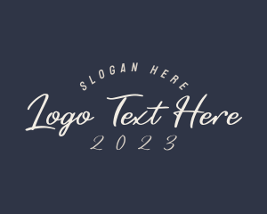 High End - Elegant Cursive Business logo design