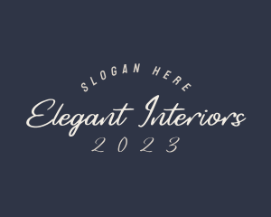 Elegant Cursive Business logo design