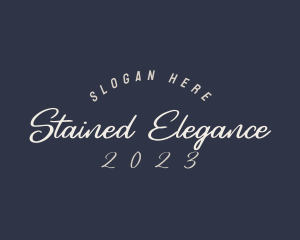 Elegant Cursive Business logo design