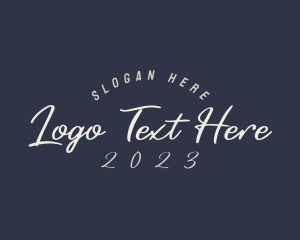 Elegant Cursive Business Logo