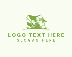 Home Lawn Mower Logo