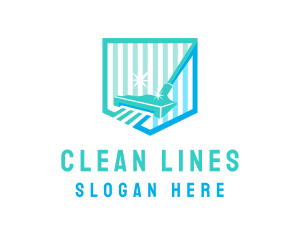 Vacuum Cleaning Stripes logo design