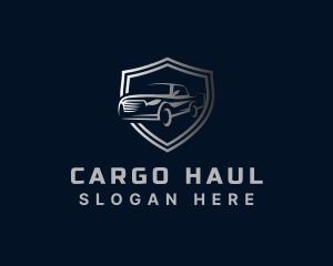 Pickup Truck Transportation logo design