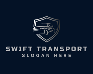 Pickup Truck Transportation logo design