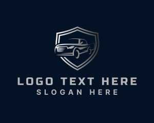 Pickup Truck Transportation Logo