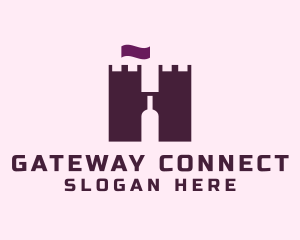 Gateway - Wine Castle Letter H logo design