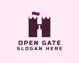 Gateway - Wine Castle Letter H logo design