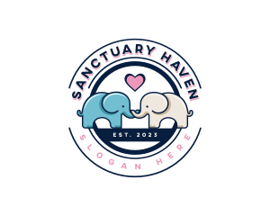 Elephant Love Sanctuary logo design