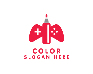 Nicotine - Vape Gadget Gaming logo design