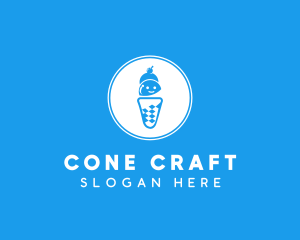 Cone - Ice Cream Sundae logo design