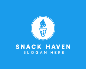 Ice Cream Sundae logo design