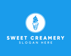 Ice Cream Sundae logo design