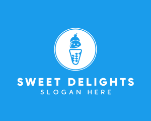 Ice Cream Sundae logo design