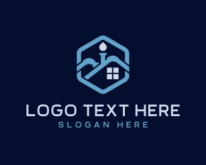 Hexagon - Repairman Pipe Plumber logo design