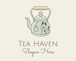 Tea Bag Kettle logo design