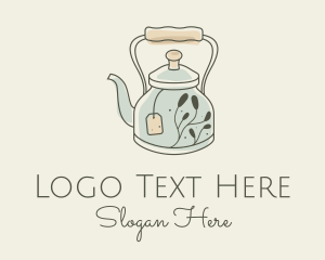 Tea - Tea Bag Kettle logo design