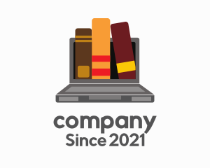 Education - Laptop Learning Book logo design