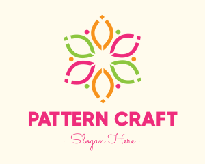 Modern Floral Pattern logo design