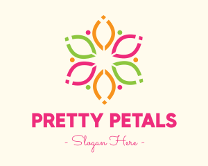 Modern Floral Pattern logo design