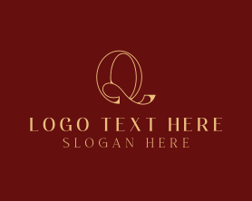 Premium Professional Brand Letter Q