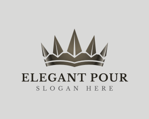 Elegant Royalty Crown logo design