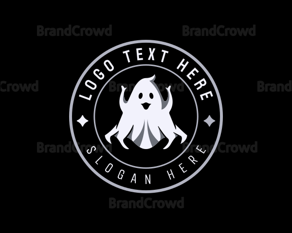 Ghost Haunted Spirit Logo