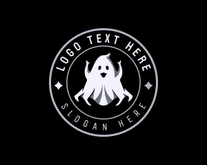 Cartoon - Ghost Haunted Spirit logo design