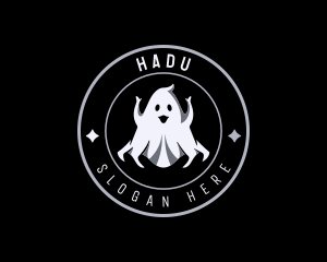 Emblem - Ghost Haunted Spirit logo design
