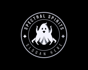 Haunted - Ghost Haunted Spirit logo design